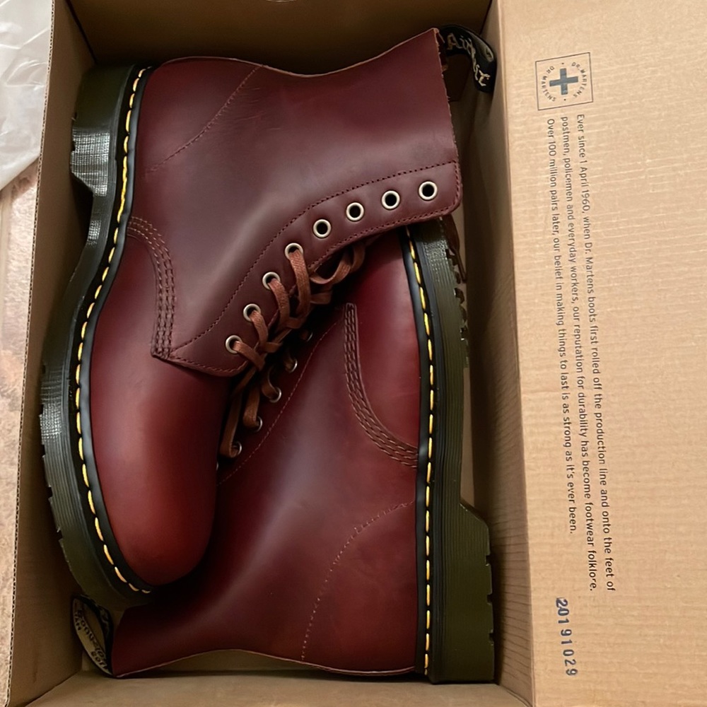 Dr. Martens Pascal Boot, oxblood, size 12, brand new w/box